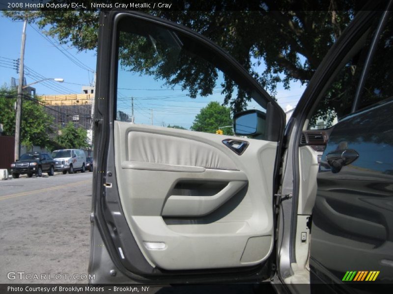 Nimbus Gray Metallic / Gray 2008 Honda Odyssey EX-L