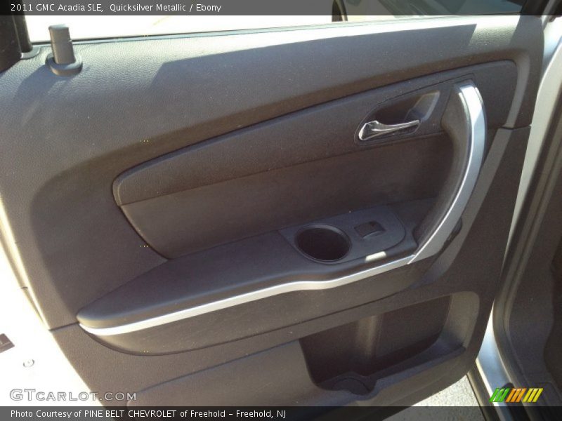 Quicksilver Metallic / Ebony 2011 GMC Acadia SLE