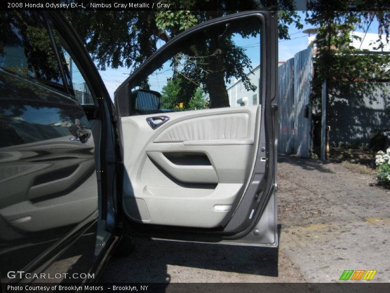 Nimbus Gray Metallic / Gray 2008 Honda Odyssey EX-L