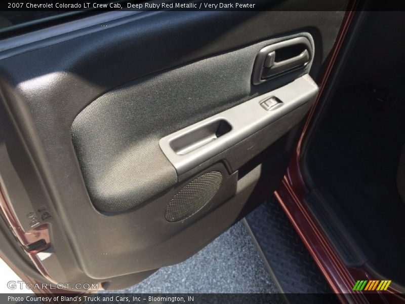 Deep Ruby Red Metallic / Very Dark Pewter 2007 Chevrolet Colorado LT Crew Cab