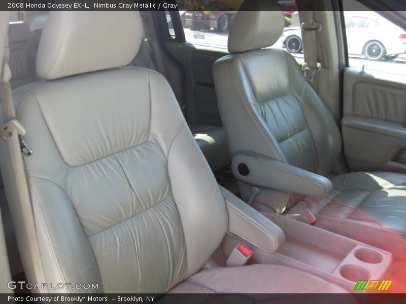 Nimbus Gray Metallic / Gray 2008 Honda Odyssey EX-L