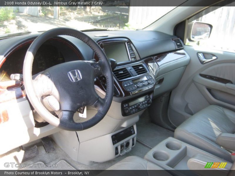 Nimbus Gray Metallic / Gray 2008 Honda Odyssey EX-L