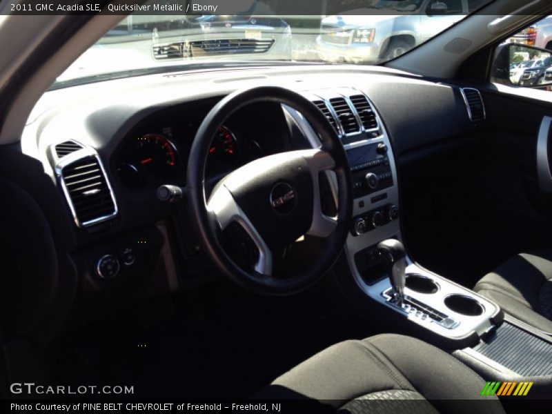 Quicksilver Metallic / Ebony 2011 GMC Acadia SLE