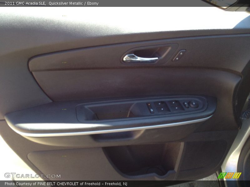 Quicksilver Metallic / Ebony 2011 GMC Acadia SLE