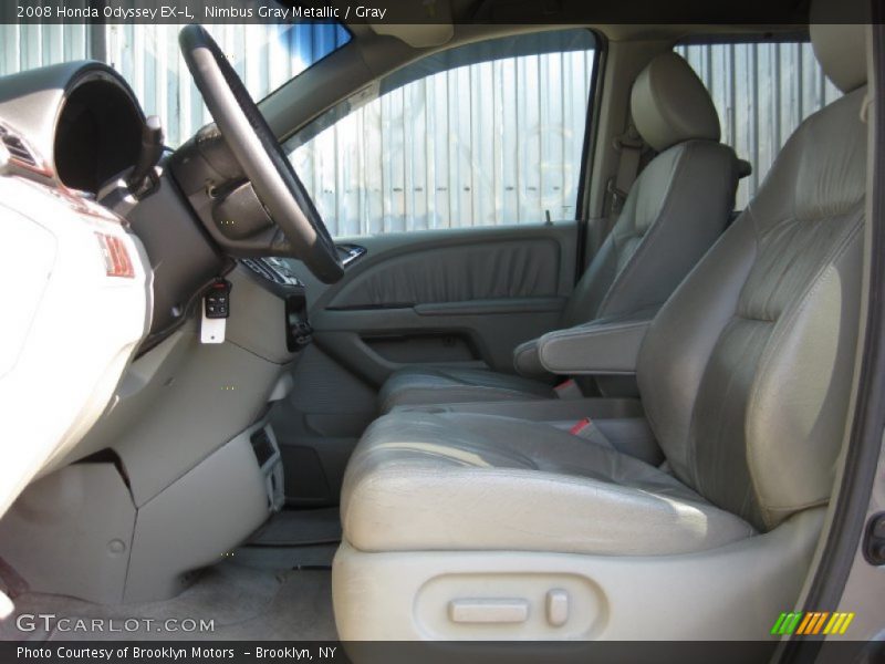 Nimbus Gray Metallic / Gray 2008 Honda Odyssey EX-L