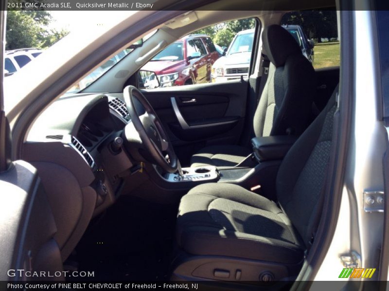 Quicksilver Metallic / Ebony 2011 GMC Acadia SLE