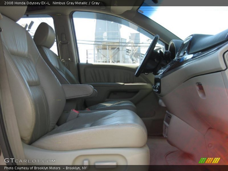 Nimbus Gray Metallic / Gray 2008 Honda Odyssey EX-L