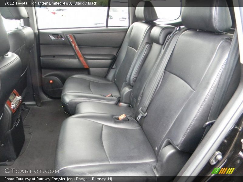 Black / Black 2012 Toyota Highlander Limited 4WD