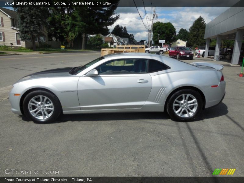 Silver Ice Metallic / Gray 2014 Chevrolet Camaro LT Coupe