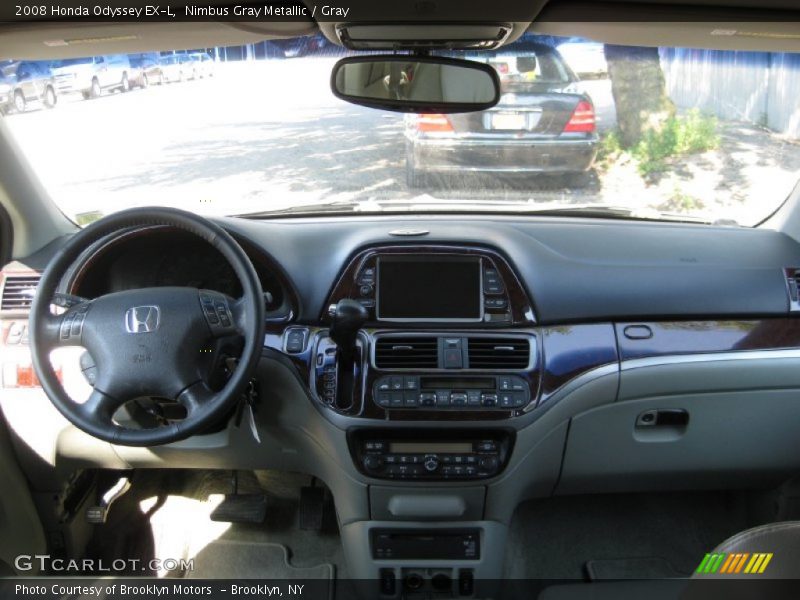 Nimbus Gray Metallic / Gray 2008 Honda Odyssey EX-L