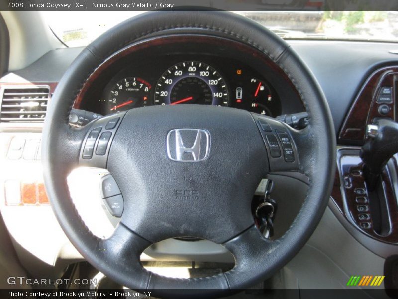 Nimbus Gray Metallic / Gray 2008 Honda Odyssey EX-L
