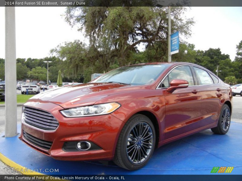 Sunset / Dune 2014 Ford Fusion SE EcoBoost