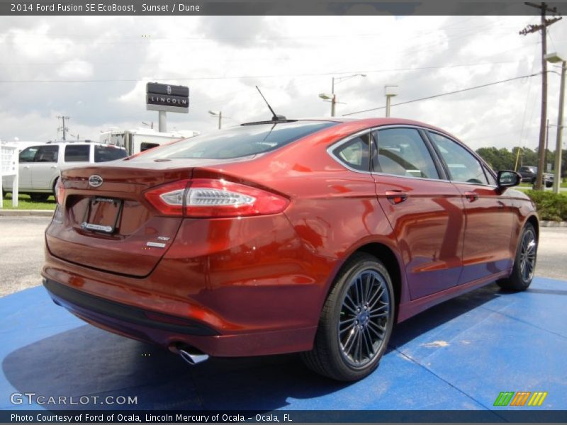 Sunset / Dune 2014 Ford Fusion SE EcoBoost