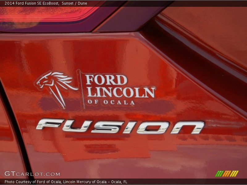 Sunset / Dune 2014 Ford Fusion SE EcoBoost