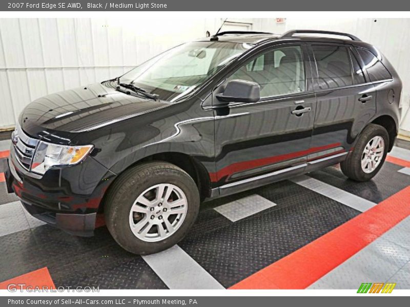 Black / Medium Light Stone 2007 Ford Edge SE AWD