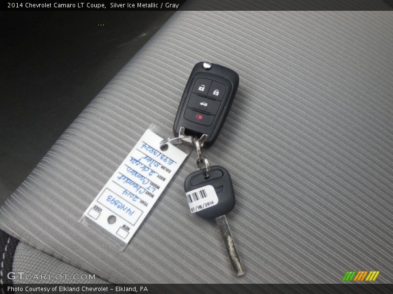 Silver Ice Metallic / Gray 2014 Chevrolet Camaro LT Coupe