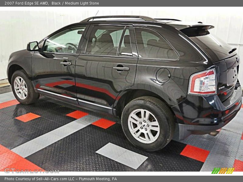 Black / Medium Light Stone 2007 Ford Edge SE AWD