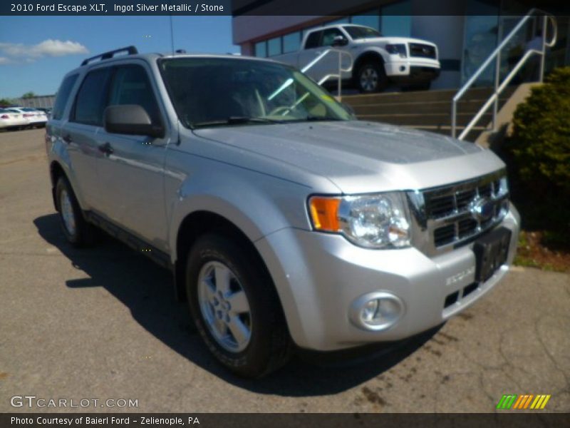 Ingot Silver Metallic / Stone 2010 Ford Escape XLT