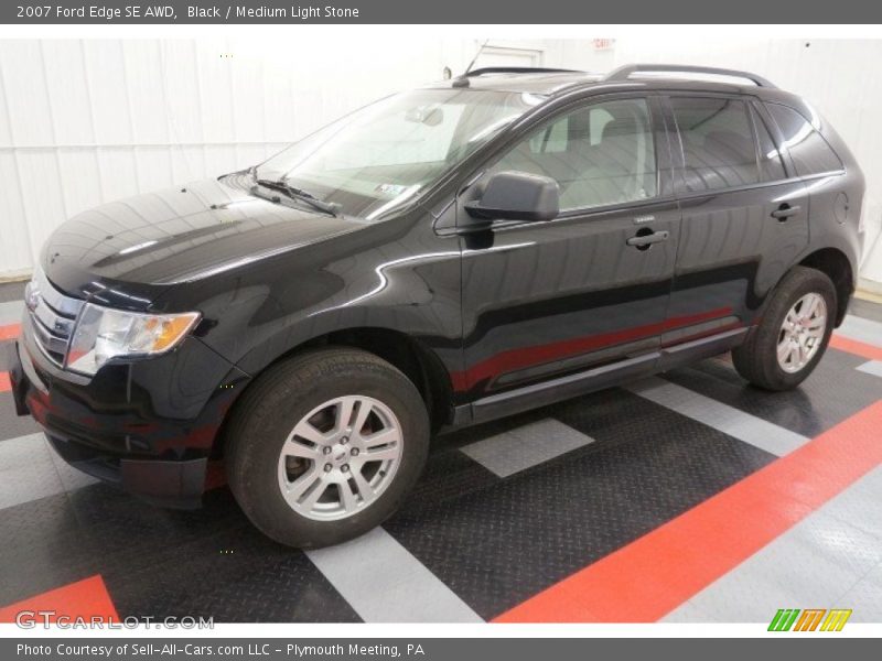 Black / Medium Light Stone 2007 Ford Edge SE AWD