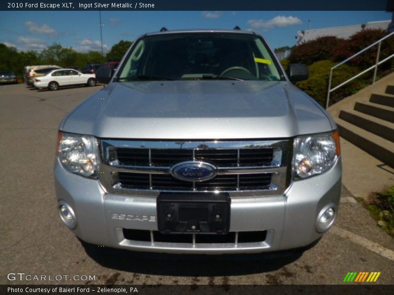 Ingot Silver Metallic / Stone 2010 Ford Escape XLT
