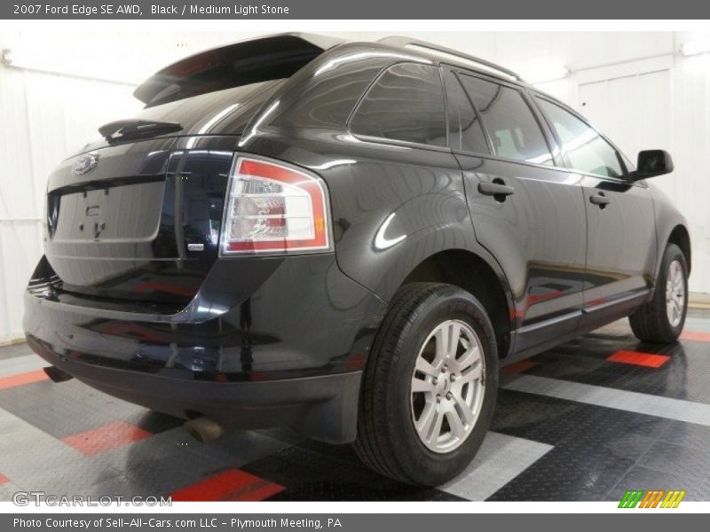 Black / Medium Light Stone 2007 Ford Edge SE AWD