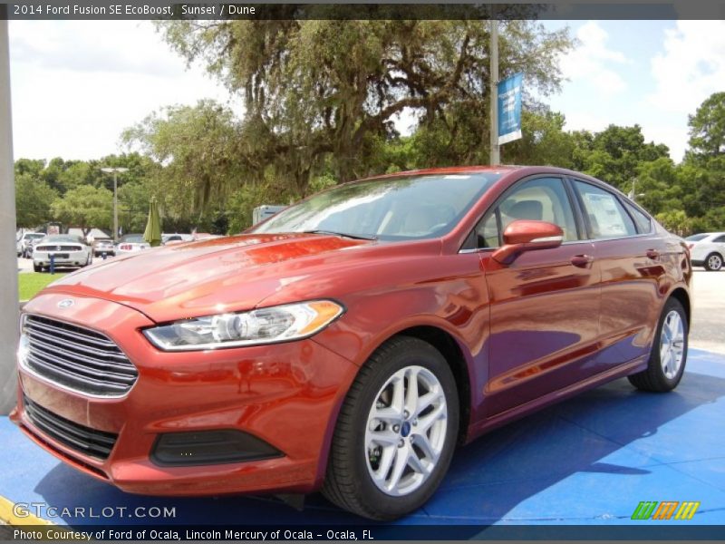Sunset / Dune 2014 Ford Fusion SE EcoBoost