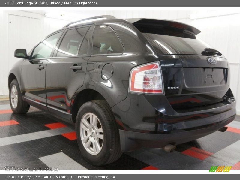 Black / Medium Light Stone 2007 Ford Edge SE AWD