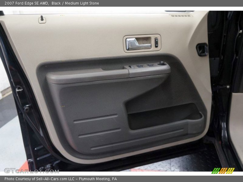 Black / Medium Light Stone 2007 Ford Edge SE AWD