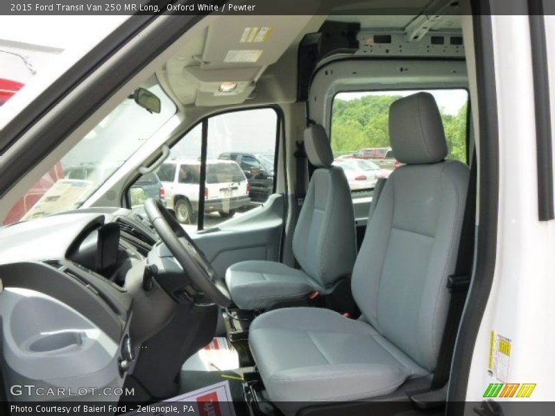 Front Seat of 2015 Transit Van 250 MR Long