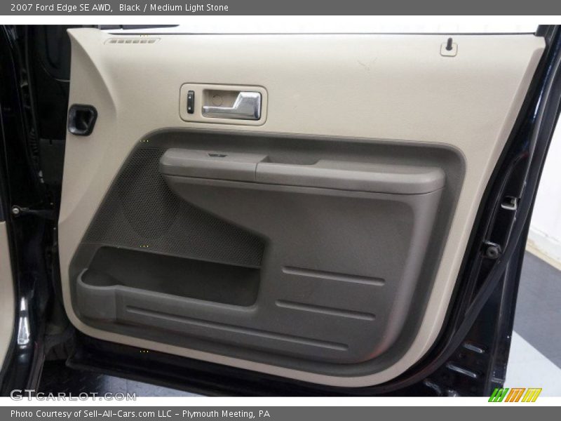 Black / Medium Light Stone 2007 Ford Edge SE AWD