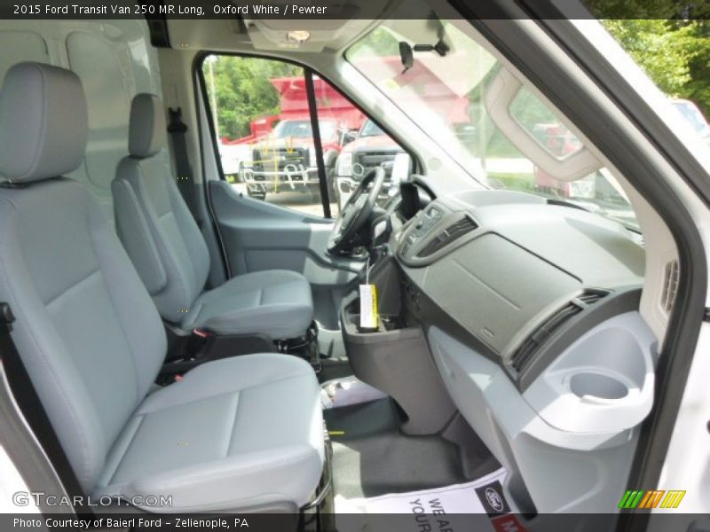 Front Seat of 2015 Transit Van 250 MR Long