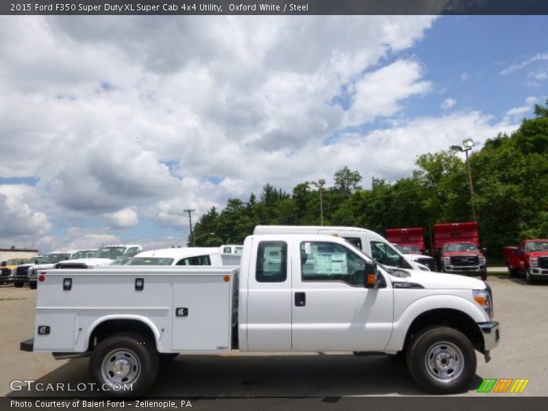 Oxford White / Steel 2015 Ford F350 Super Duty XL Super Cab 4x4 Utility