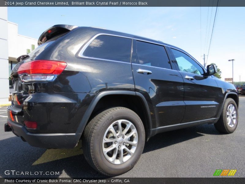 Brilliant Black Crystal Pearl / Morocco Black 2014 Jeep Grand Cherokee Limited