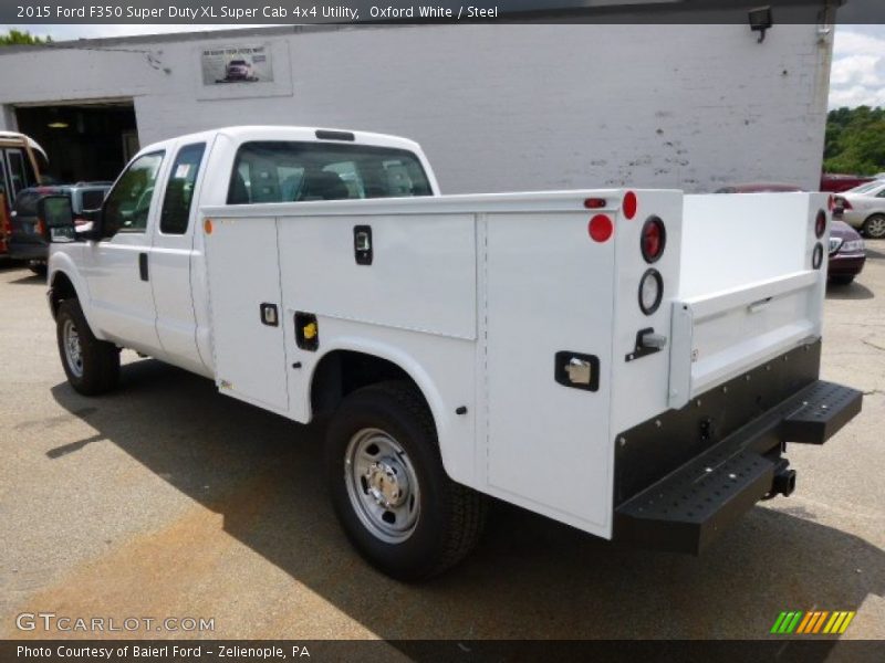 Oxford White / Steel 2015 Ford F350 Super Duty XL Super Cab 4x4 Utility