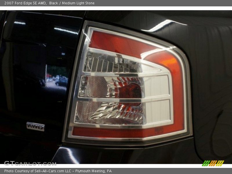 Black / Medium Light Stone 2007 Ford Edge SE AWD
