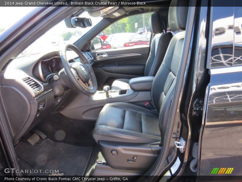 Brilliant Black Crystal Pearl / Morocco Black 2014 Jeep Grand Cherokee Limited
