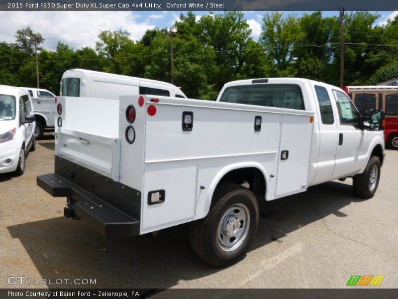 Oxford White / Steel 2015 Ford F350 Super Duty XL Super Cab 4x4 Utility