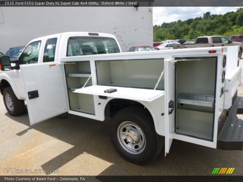 Oxford White / Steel 2015 Ford F350 Super Duty XL Super Cab 4x4 Utility