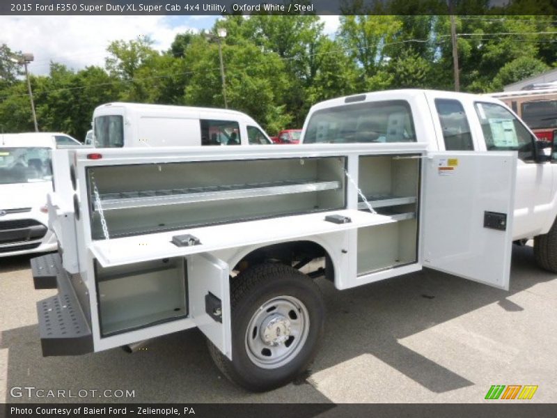 Oxford White / Steel 2015 Ford F350 Super Duty XL Super Cab 4x4 Utility