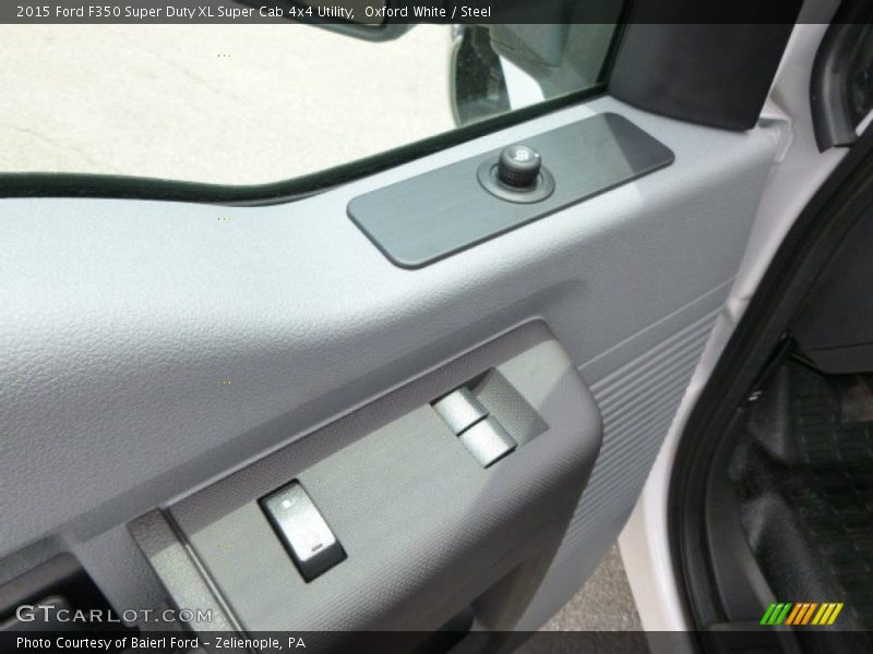 Oxford White / Steel 2015 Ford F350 Super Duty XL Super Cab 4x4 Utility
