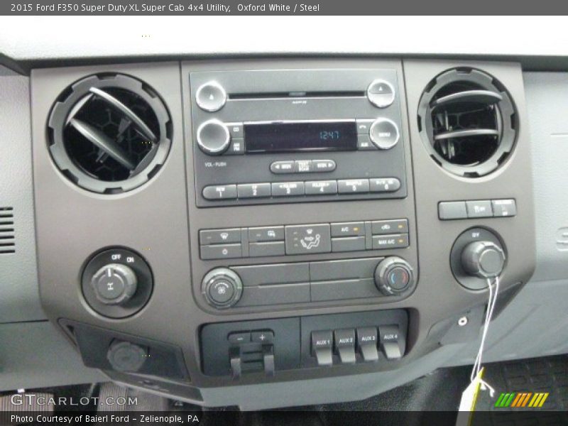 Oxford White / Steel 2015 Ford F350 Super Duty XL Super Cab 4x4 Utility
