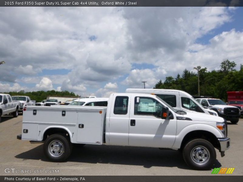  2015 F350 Super Duty XL Super Cab 4x4 Utility Oxford White