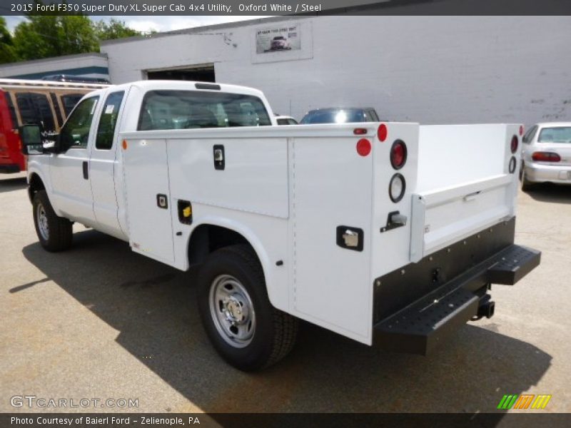 Oxford White / Steel 2015 Ford F350 Super Duty XL Super Cab 4x4 Utility