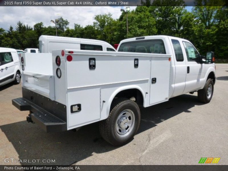 Oxford White / Steel 2015 Ford F350 Super Duty XL Super Cab 4x4 Utility