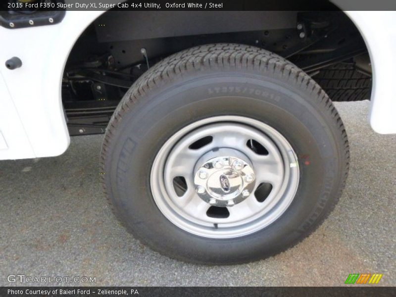 Oxford White / Steel 2015 Ford F350 Super Duty XL Super Cab 4x4 Utility