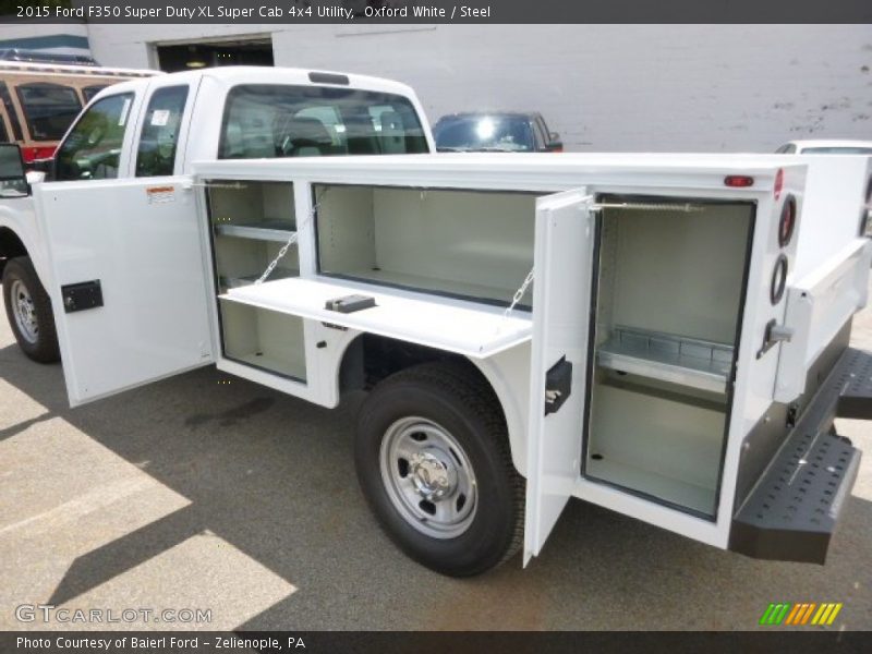 Oxford White / Steel 2015 Ford F350 Super Duty XL Super Cab 4x4 Utility