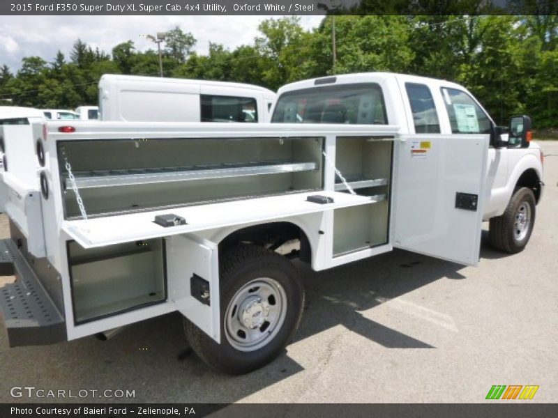 Oxford White / Steel 2015 Ford F350 Super Duty XL Super Cab 4x4 Utility