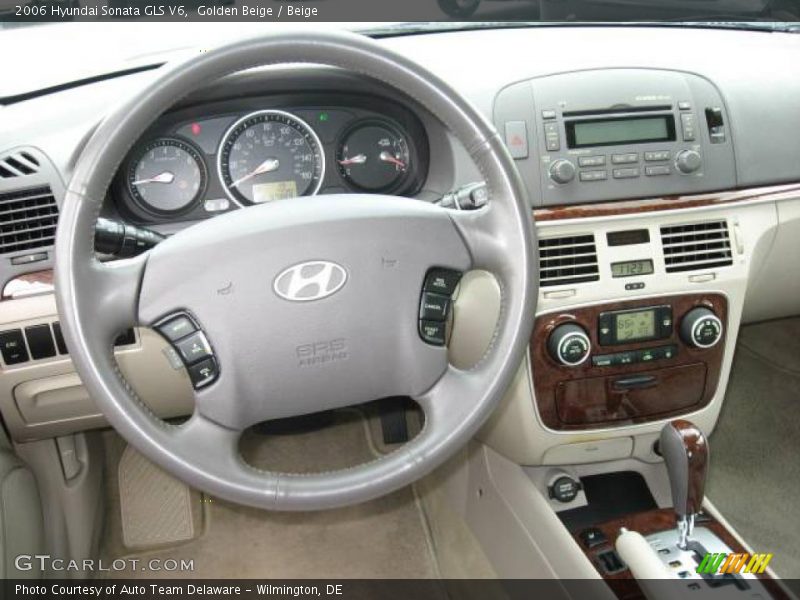 Golden Beige / Beige 2006 Hyundai Sonata GLS V6