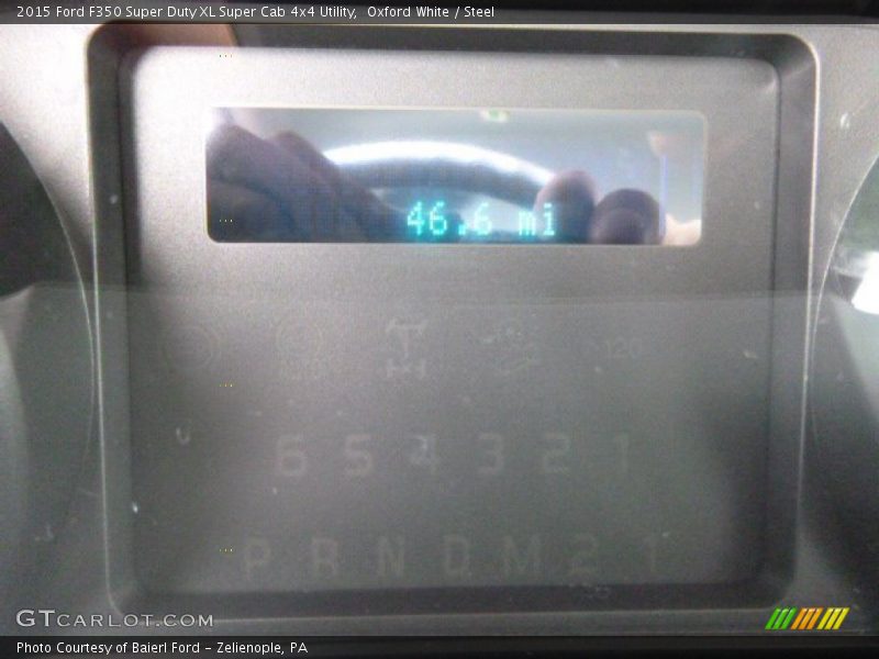 Oxford White / Steel 2015 Ford F350 Super Duty XL Super Cab 4x4 Utility