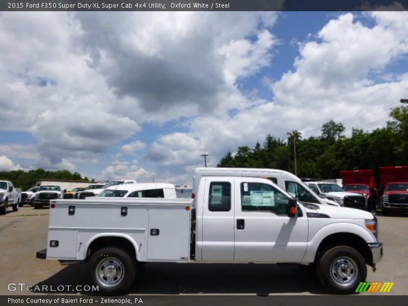 Oxford White / Steel 2015 Ford F350 Super Duty XL Super Cab 4x4 Utility